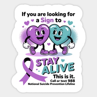 Suicide Prevention Sticker